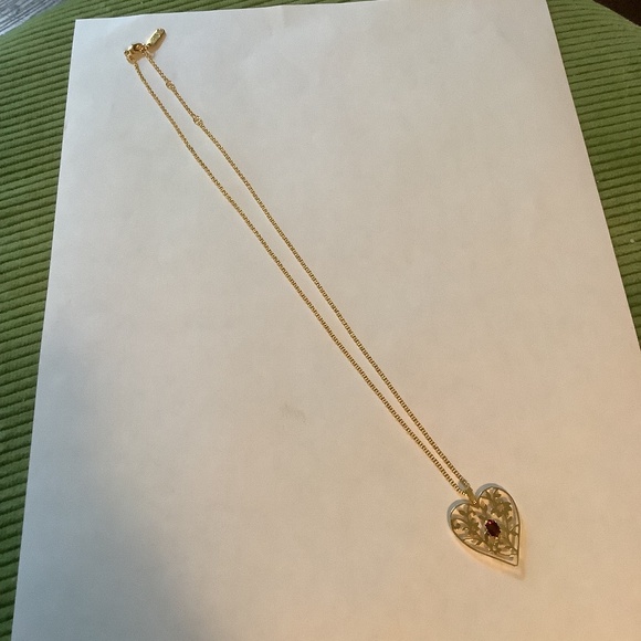 Holly Yashi Blooming Heart pendant nacklace - Picture 1 of 2